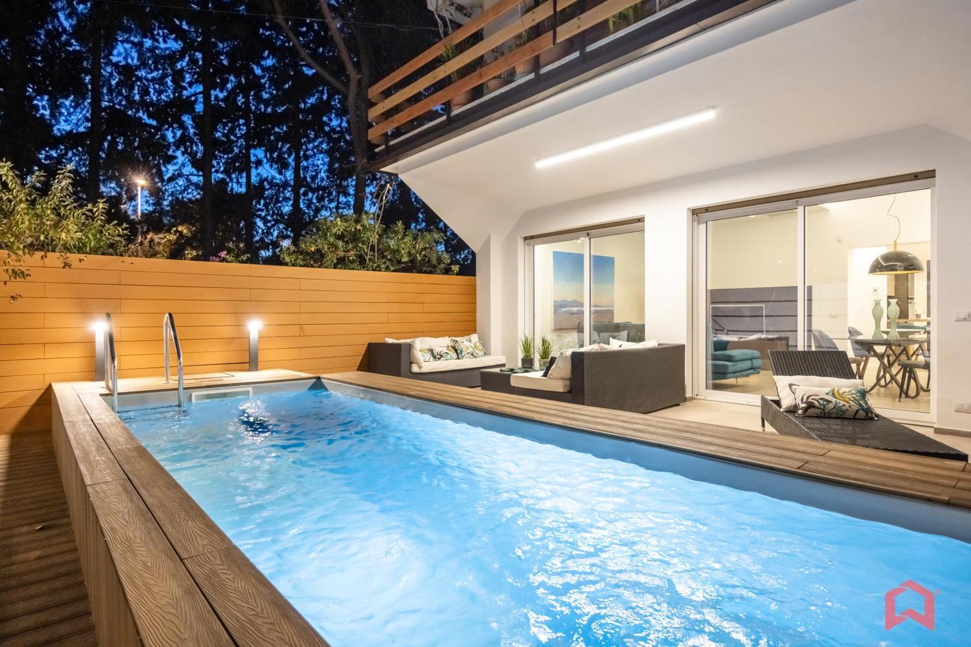 Appartamento In Villa Con Piscina Privata Palermo Dış mekan fotoğraf