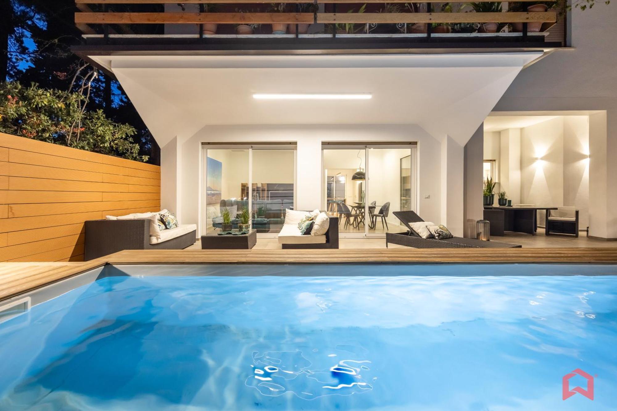 Appartamento In Villa Con Piscina Privata Palermo Dış mekan fotoğraf
