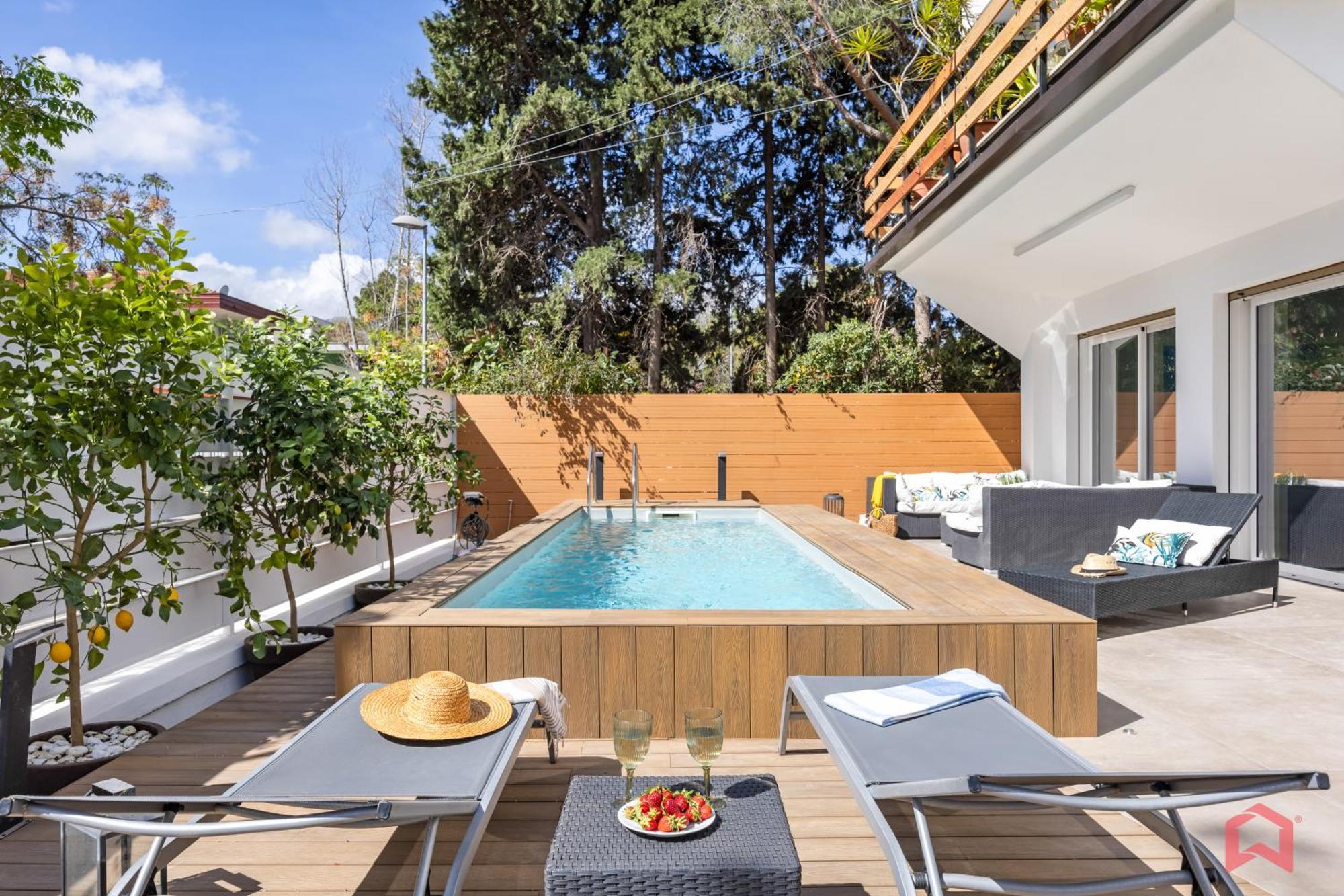 Appartamento In Villa Con Piscina Privata Palermo Dış mekan fotoğraf